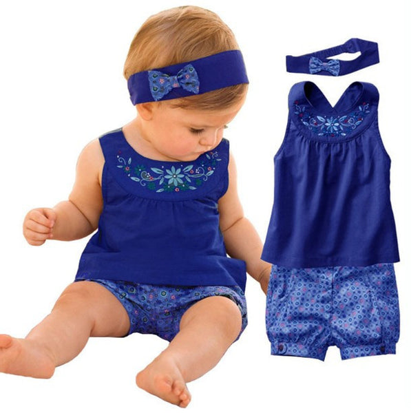 Kerchief Sleeveless Dress Baby Clothing